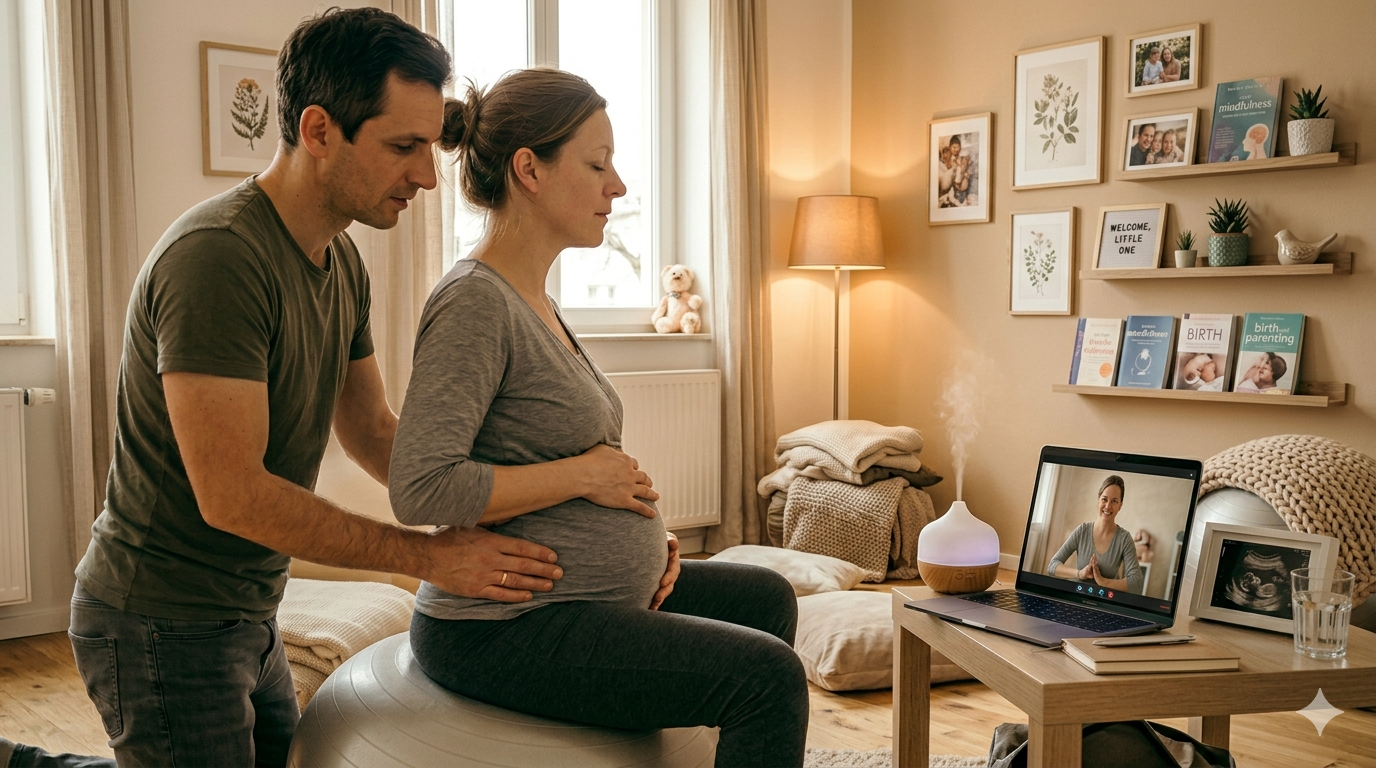 Online Geburtsvorbereitungskurs Deine Geburt