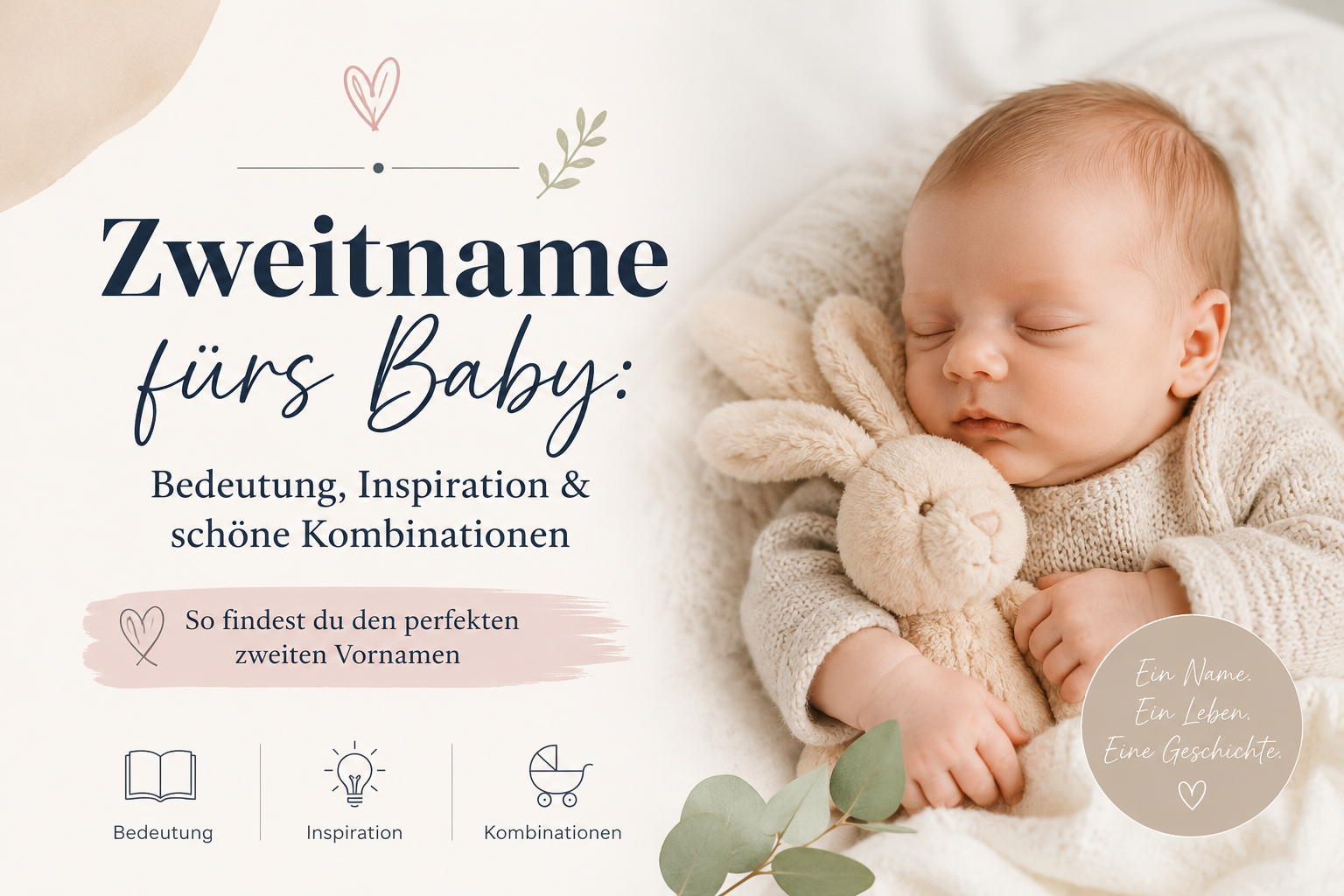 Zweitname fürs Baby Bedeutung, Inspiration & schöne Kombinationen